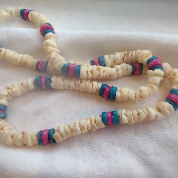 VTG 80s puke shell necklace - Picture 1 of 8